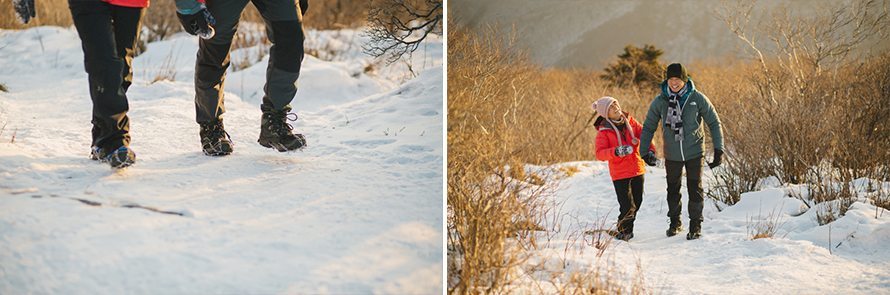 mountaintop proposal taebaeksan korea pre wedding photography _2